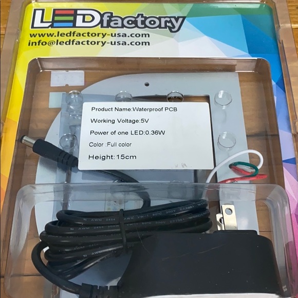 LedFactory-USA Letter Waterproof “D” Light |Remote - Picture 5 of 6